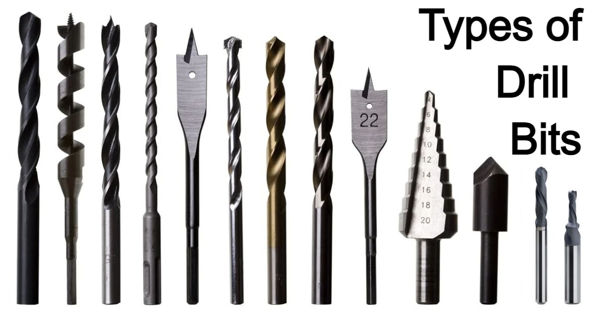 different types of drill bits reaming