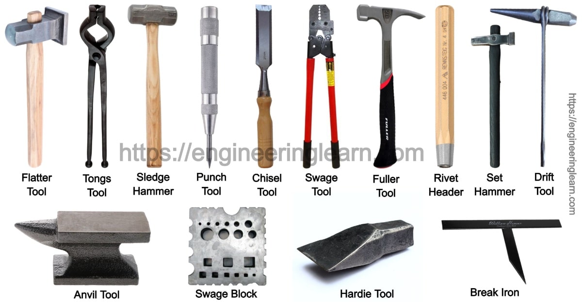 12+ Tools For Forging - MoazamTeioh